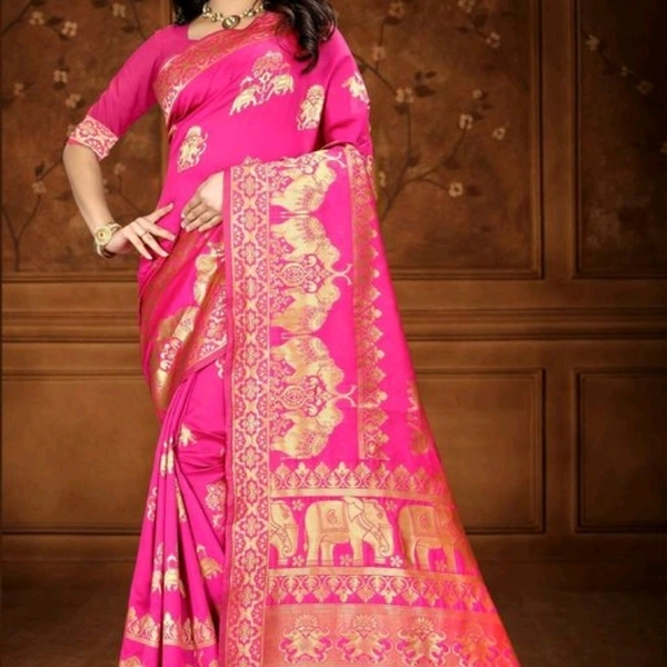 Attractive Banarasi Silk Women's Saree