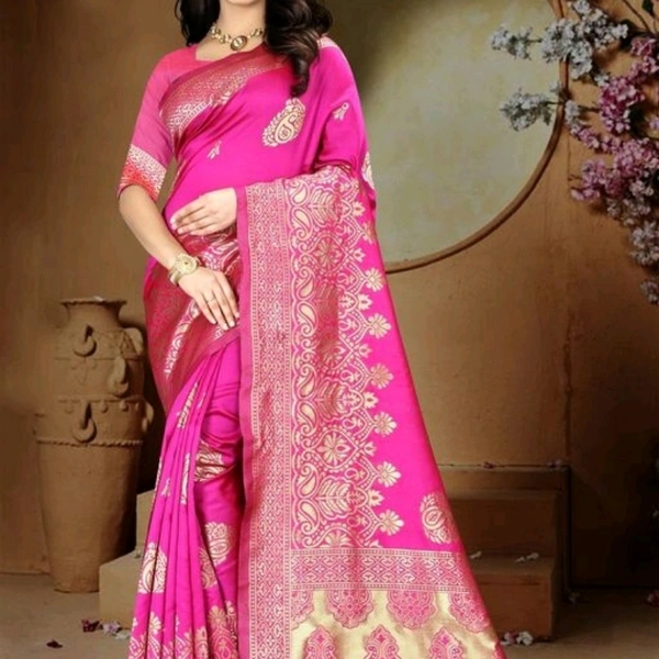 Attractive Banarasi Silk Women's Saree