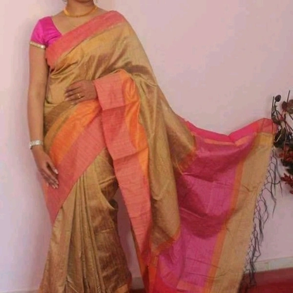Stylish Raw Art Cotton Silk Saree