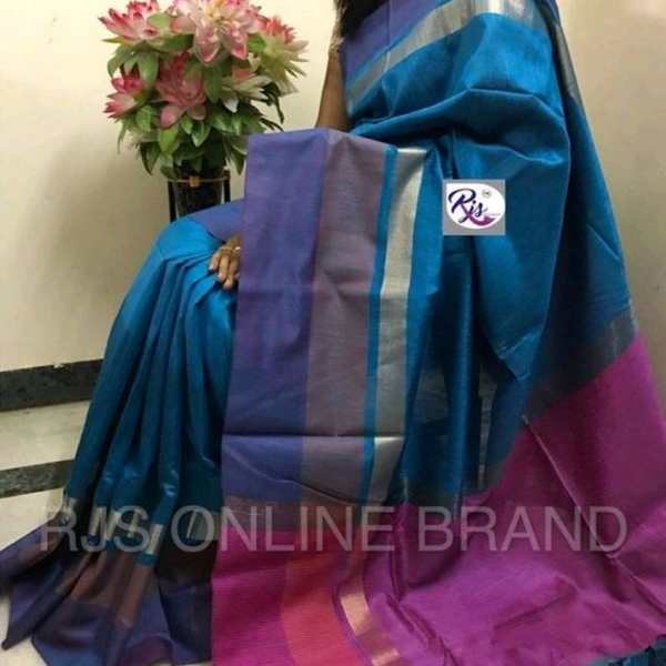 Stylish Raw Art Cotton Silk Saree