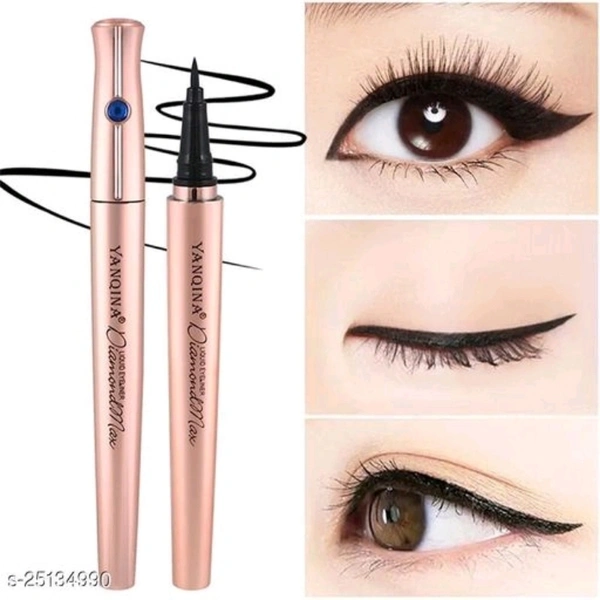 YANIQA Pen Waterproof  YANQINA Eyeliner Black Pencil  for Personal, Raw Pack 1