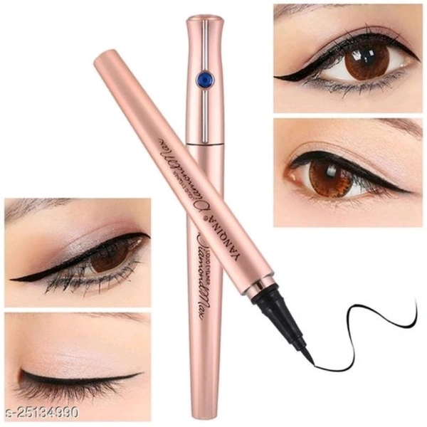 YANIQA Pen Waterproof  YANQINA Eyeliner Black Pencil  for Personal, Raw Pack 1