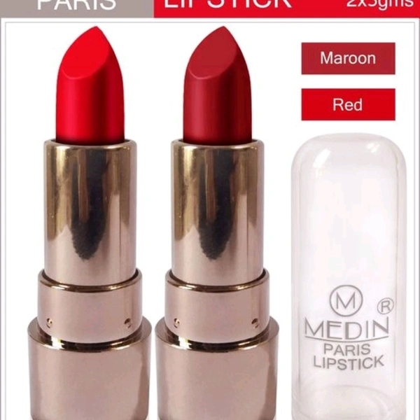 Navaratri Red Color Medin Copper Premium Choice Matte Lipsticks(Pack of 2)