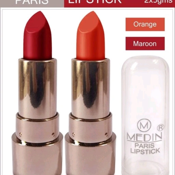 Navaratri Red Color Medin Copper Premium Choice Matte Lipsticks(Pack of 2)