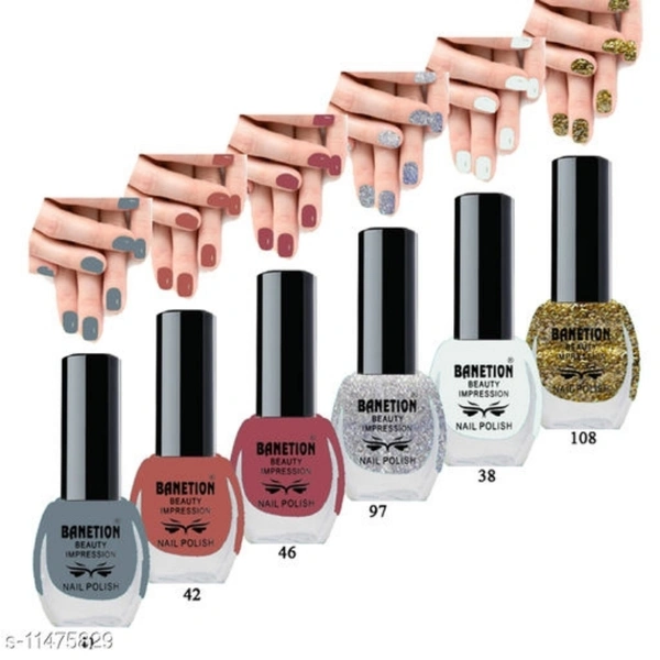 Banetion Exclusive Long Lasting Nail Paint Combo