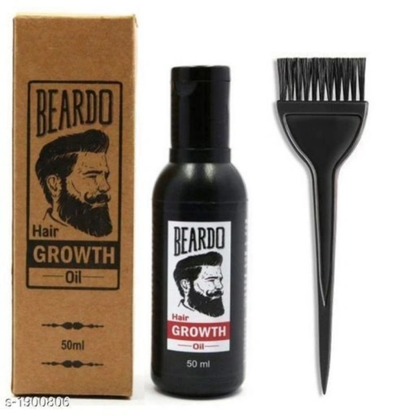 Premium Choice Hair Beard Oil With Brush ( Pack Of 2 )