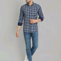 Majestic Man Checkered Shirt - M