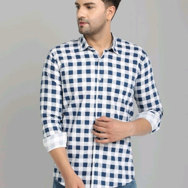 Majestic Man Checkered Shirt - M