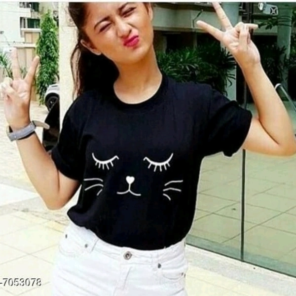 Women's Stylish Cotton Tshirts - S