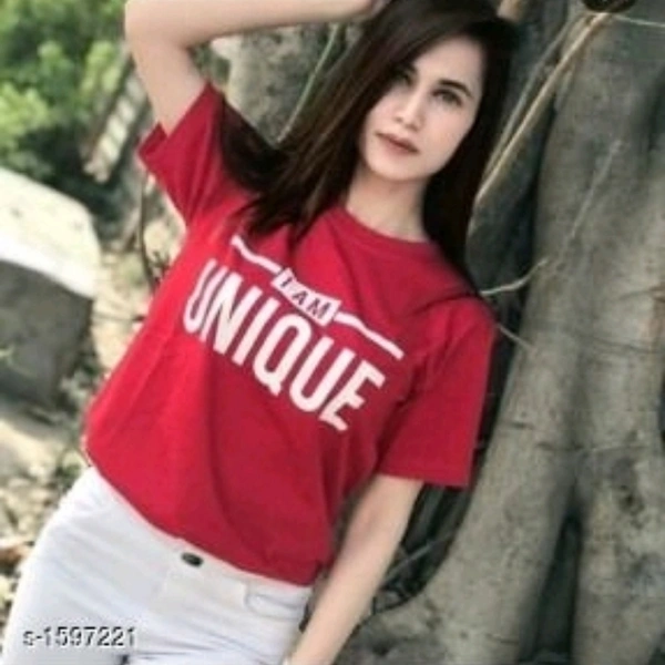 Voguish Cotton Printed T-Shirt - L