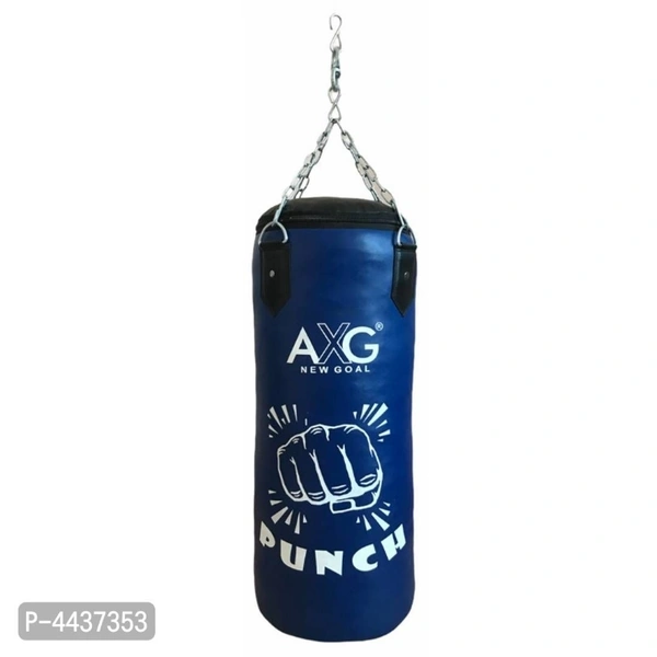 AXG Unfilled Boxing Punching Bag 3 ft With stainless steel chain (Heavy PU Material)