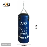 AXG Unfilled Boxing Punching Bag 3 ft With stainless steel chain (Heavy PU Material)