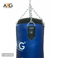 AXG Unfilled Boxing Punching Bag 3 ft With stainless steel chain (Heavy PU Material)