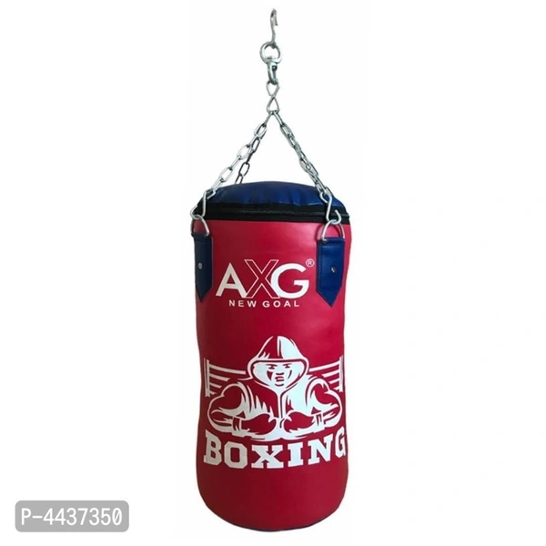 AXG Unfilled Boxing Punching Bag 2.5 ft With stainless steel chain (Heavy PU Material)