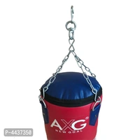 AXG Unfilled Boxing Punching Bag 2.5 ft With stainless steel chain (Heavy PU Material)