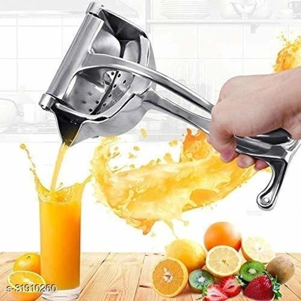 Gjshop Instant Fruit Juicer, Multi-Purpose Metal Manual Orange & Lemon Squeezer, Premium Quality Heavy Duty Hand Press Fruit Juicer (Pack of 1)