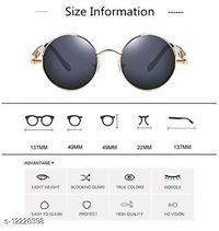 ARZONAI Steampunk Sunglasses for Men and Women