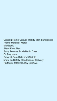 Styles Latest Men Sunglasses
