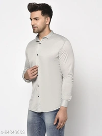 Trendy Ravishing Laycra Men Shirts - L