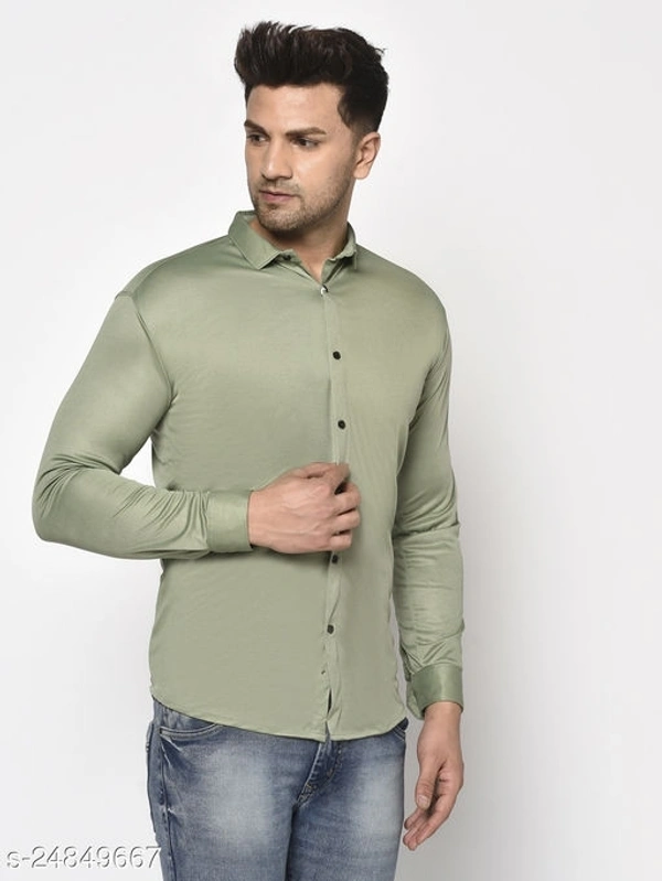 Trendy Ravishing Laycra Men Shirts - XL