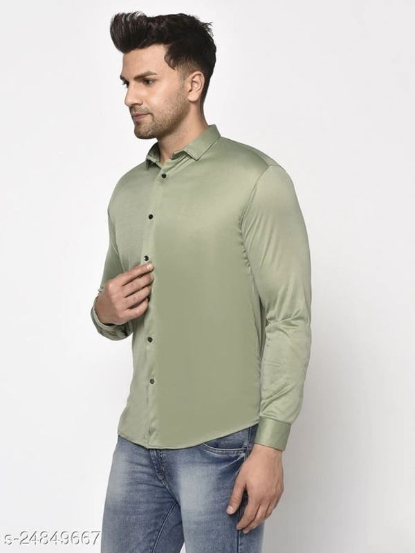 Trendy Ravishing Laycra Men Shirts - XL