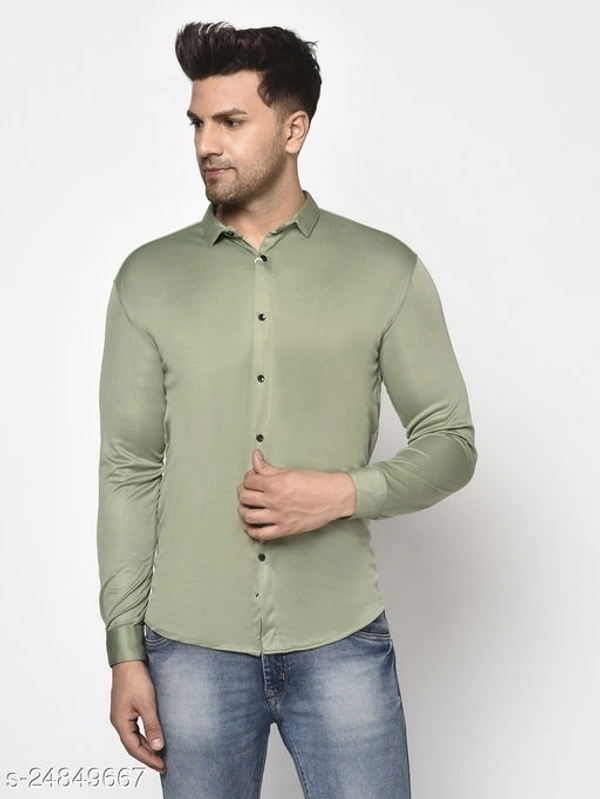 Trendy Ravishing Laycra Men Shirts - XL