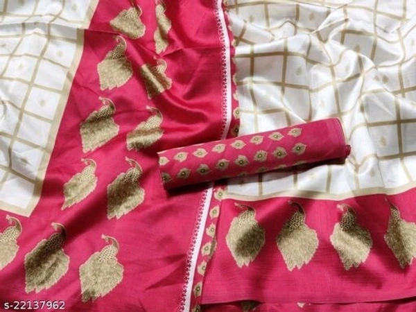 Rekha Maniyar Elegant CHECKS ART SILK printed saree