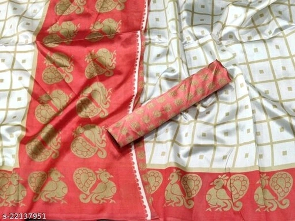 Rekha Maniyar Elegant CHECKS ART SILK printed saree