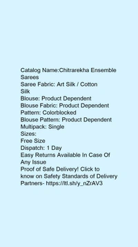 Trendy Cotton Silk Women's Saree