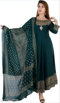Trendy Rayon Women   Kurta Sets - L