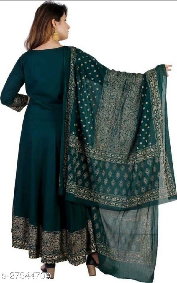 Trendy Rayon Women   Kurta Sets - L