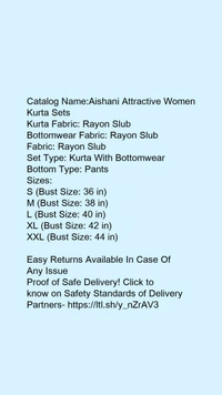 Aishani Graceful Women Kurta Sets - S