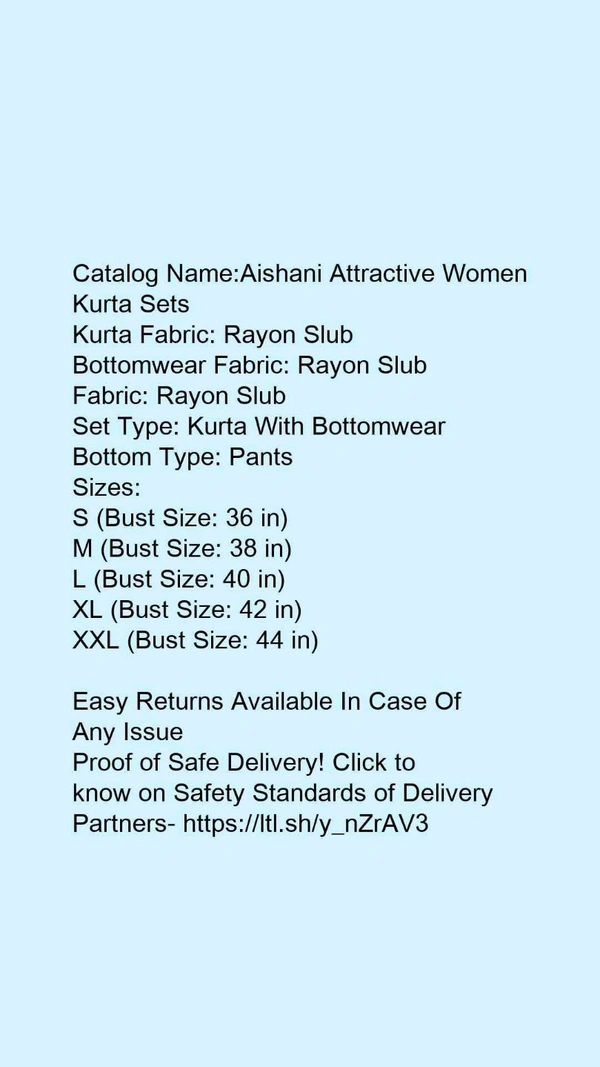 Aishani Graceful Women Kurta Sets - S