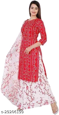 Adrika Pretty Women Kurta Sets - L