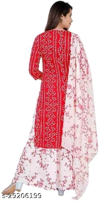 Adrika Pretty Women Kurta Sets - L