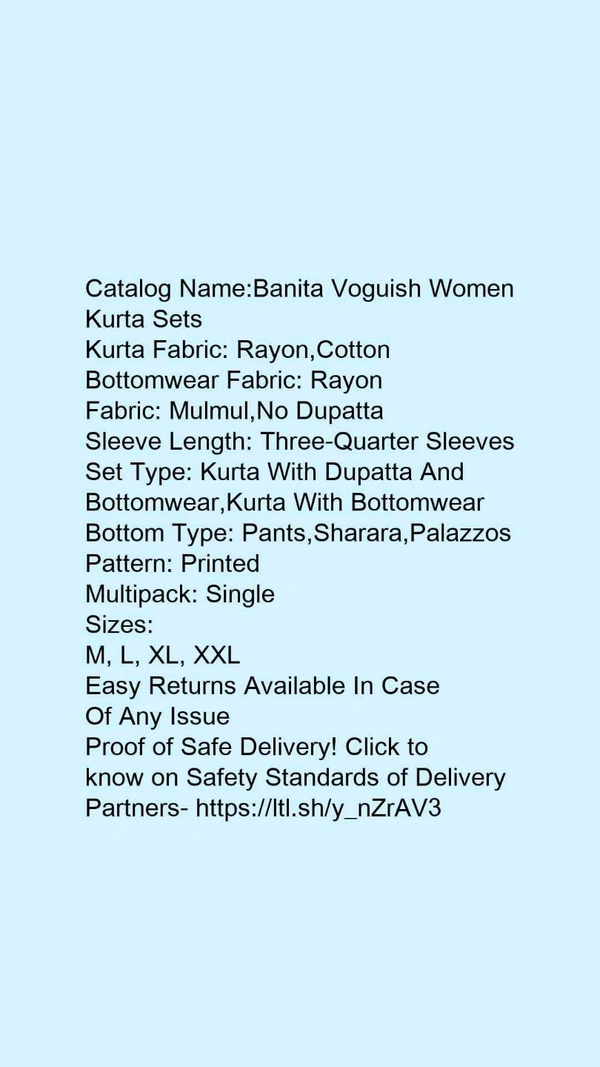 Trendy Refined Women Kurta Sets - M