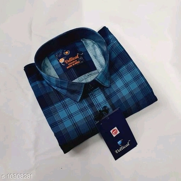 AGARWAL FASHION DESIGNER checks SHIRT - L