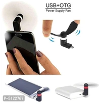 Micro USB Mini Mobile Fan with OTG Support for Tablet/Android Smartphone (Set of 2)