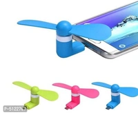 Micro USB Mini Mobile Fan with OTG Support for Tablet/Android Smartphone (Set of 2)