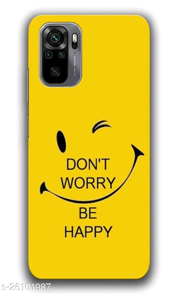 Tweakymod Designer Printed Hard Case | Funny Face Yellow Back Cover for REDMI NOTE 10, REDMI NOTE 10S