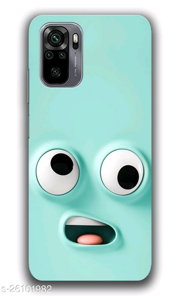 Tweakymod Designer Printed Hard Case | Funny Face Emoji Back Cover for REDMI NOTE 10, REDMI NOTE 10S