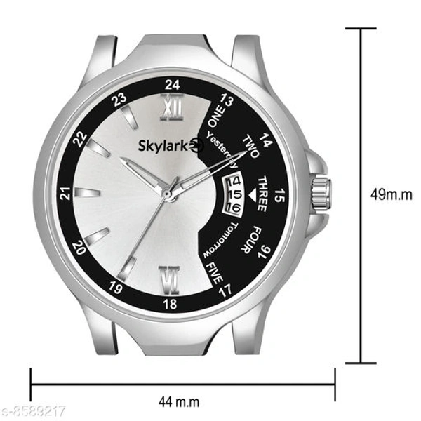 Skylark Sky-118 Date Functioning Leather Strap for Boys Analog Watch