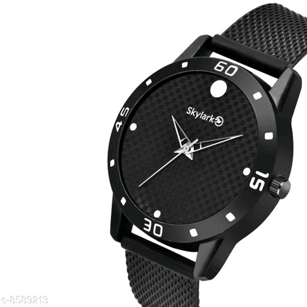 Skylark Sky-122 Diamond Dial Black Strap Analog Watch