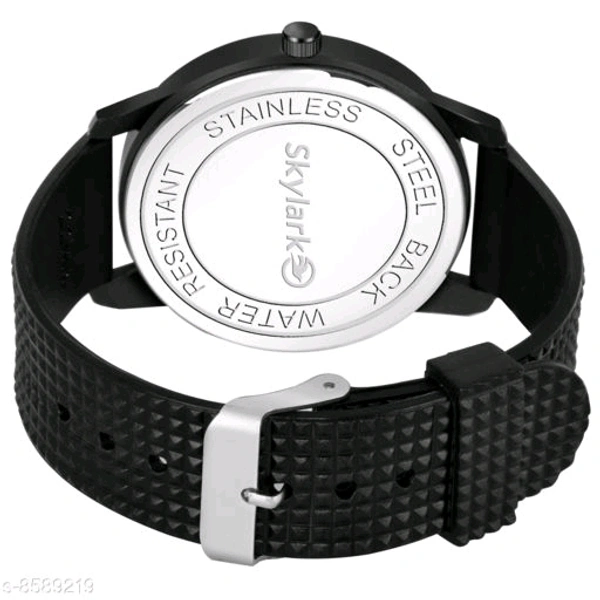 Skylark Sky-122 Diamond Dial Black Strap Analog Watch