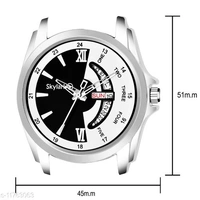 Skylark Sky-580 Multicolor  Dial Water Resistant Silver Color Stainless Steel Day & Date Function Watch for Men/Boys Analog Watch - For Men