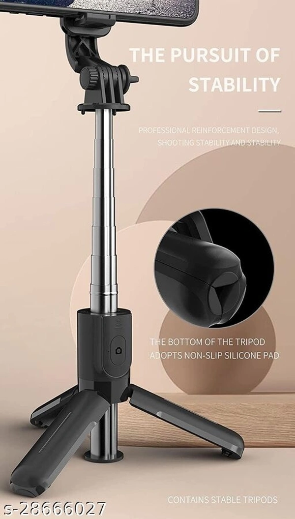 Wireless Bluetooth Foldable XT-02 (K10) Mini Tripod Extendable Selfie Stick Monopod Mobile Phone Holder Stand Portable