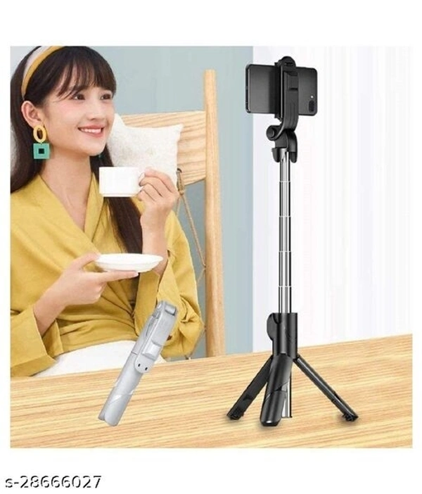 Wireless Bluetooth Foldable XT-02 (K10) Mini Tripod Extendable Selfie Stick Monopod Mobile Phone Holder Stand Portable