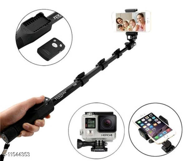 F4_1288 Bluetooth selfie stick and Portable tripod For all smart phone _TF