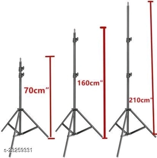 ADZOY 6.9" feet (210cm) Strong Metal Mobile Phone Tripod/Camera Stand