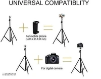 ADZOY 6.9" feet (210cm) Strong Metal Mobile Phone Tripod/Camera Stand
